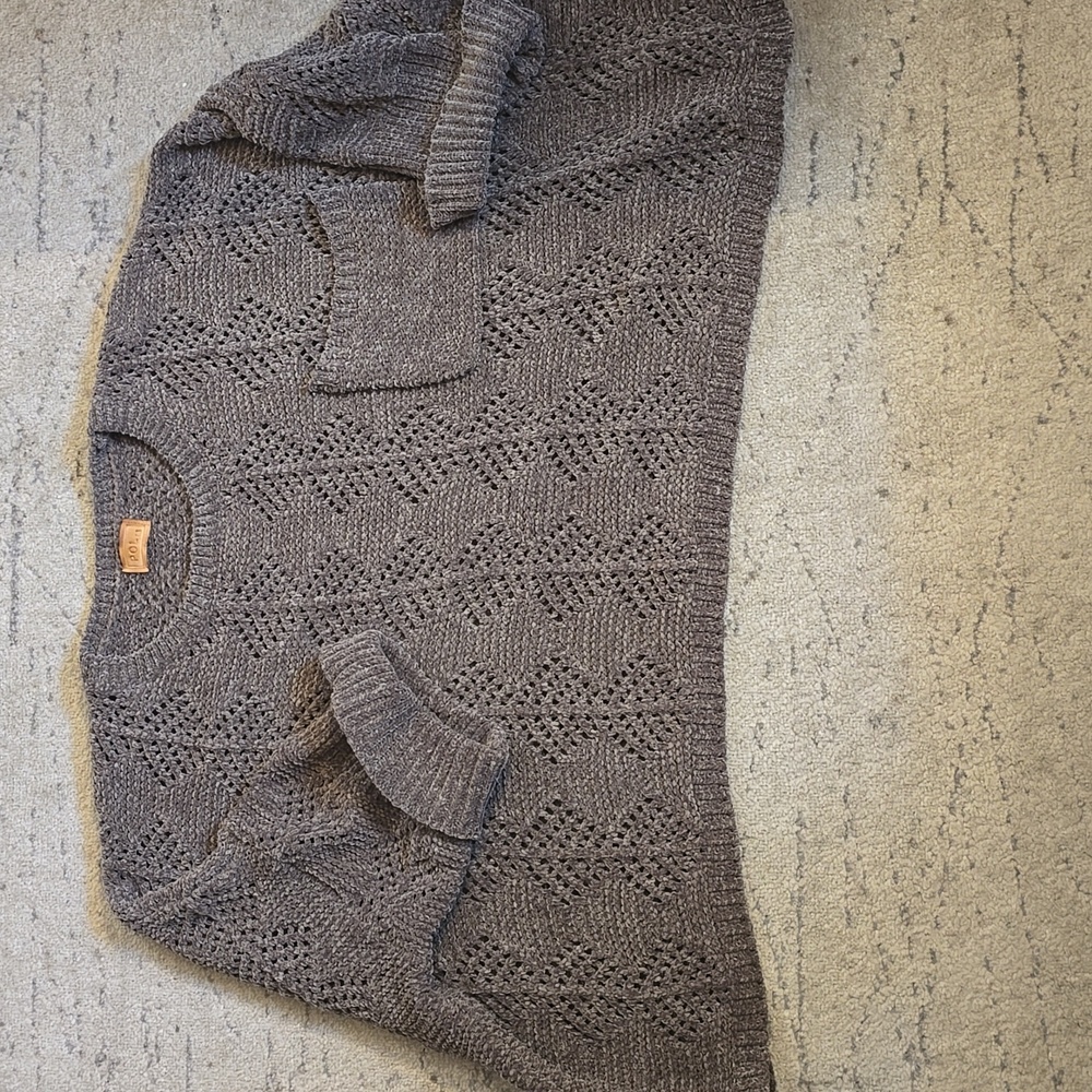 POL Green  Knit Sweater, Size M, Preowned